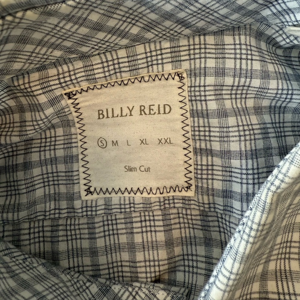 Billy Reid Plaid Shirt